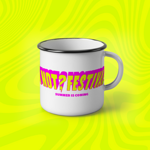 Y Not Summer Is Coming Enamel Mug