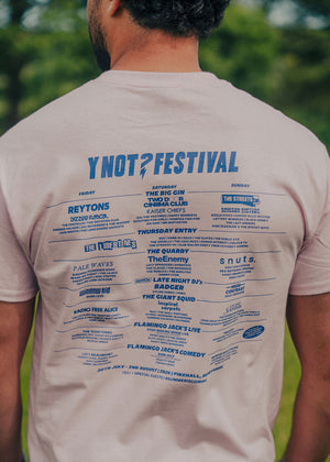 Y Not Big Logo T-Shirt - Pink