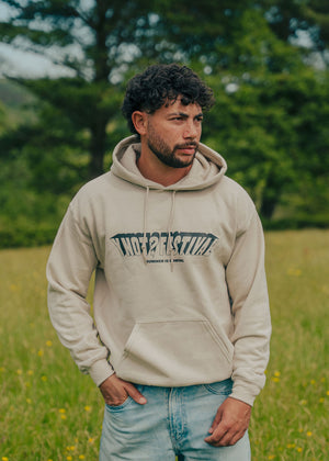 Y Not Logo Hoodie - Beige