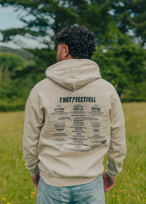 Y Not Logo Hoodie - Beige