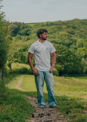 Y Not Pattern Logo T-Shirt - White